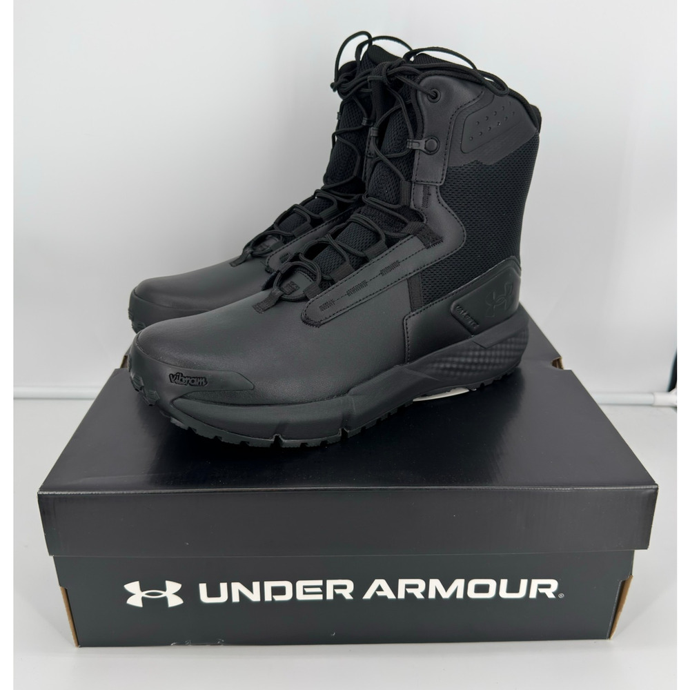 Under Armour 3027679 Men's UA Charged Valsetz 11 Side Zip Waterproof Duty Boots - Picture 3 of 10